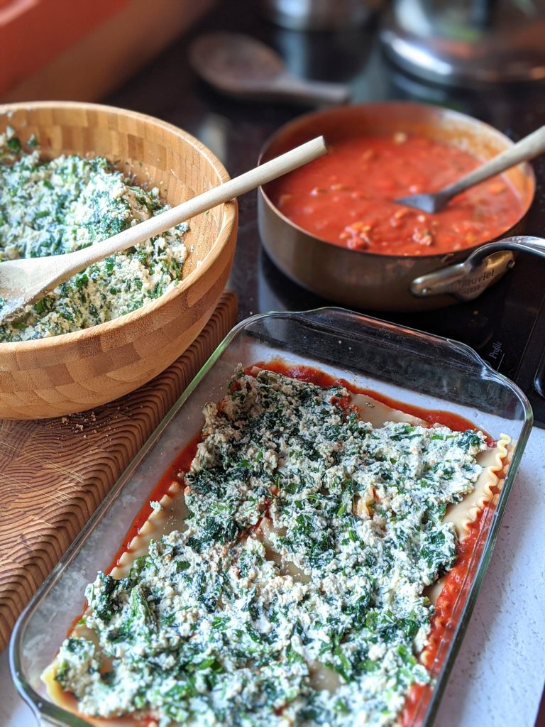 vegan tofu lasagna high protein