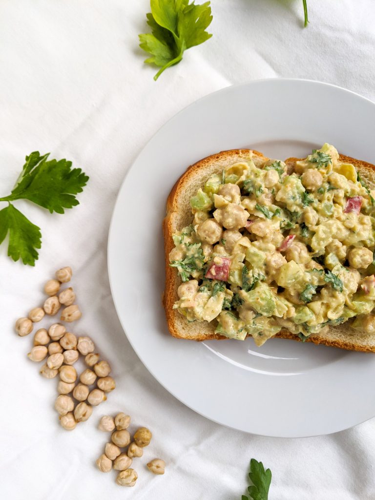 tahini garbanzo bean salad sandwich without mayo chickpea salad recipe