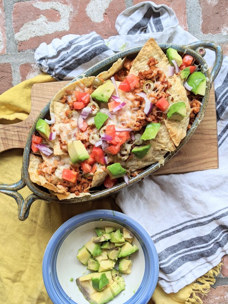 Loaded Vegetarian Nachos Recipe (High Protein)
