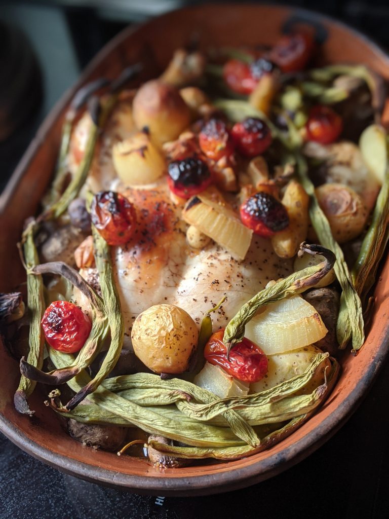 romertopf chicken and vegetables recipe clay pot chicken clay cooker recipes