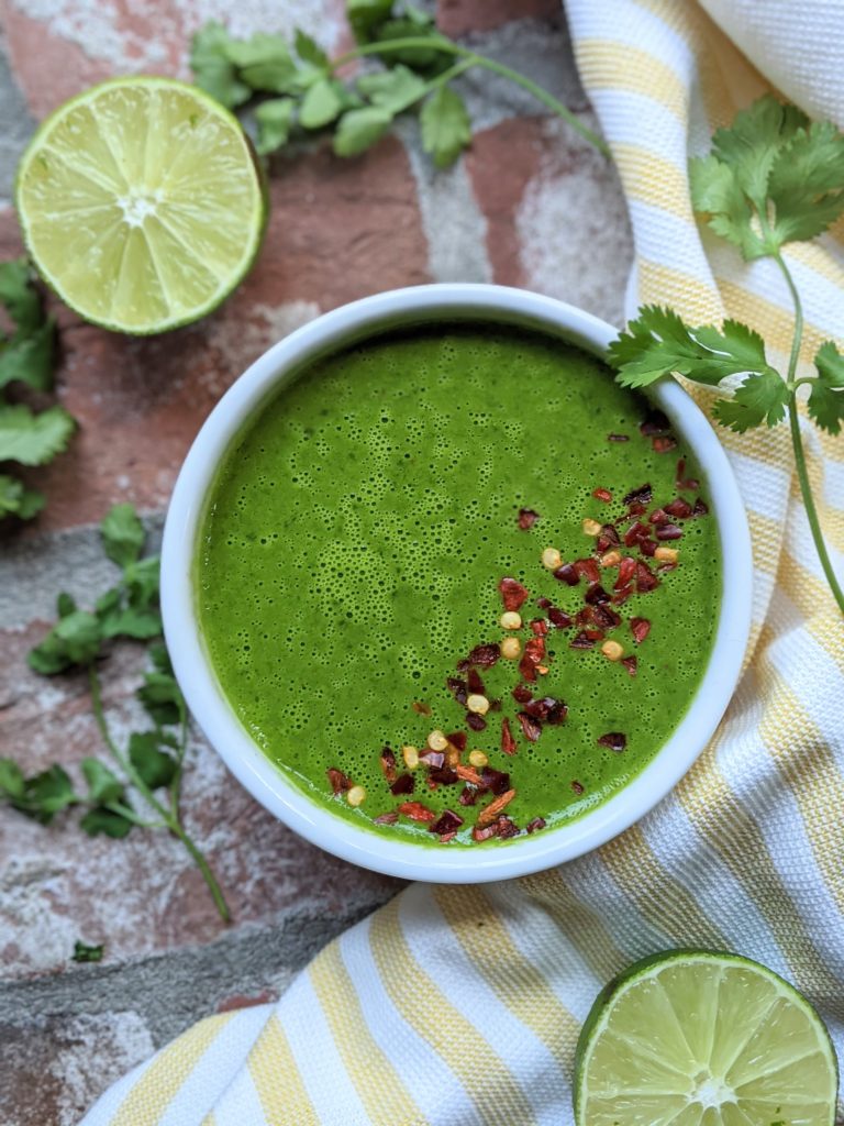 cilantro lime chimichurri sauce