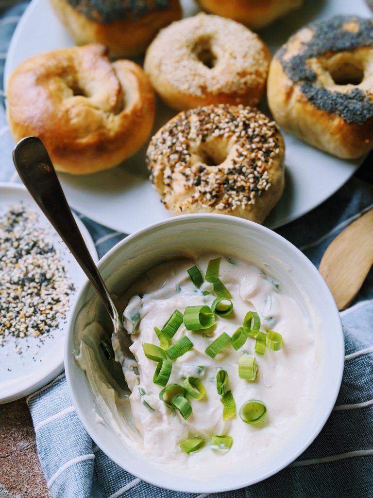 silken tofu vegan cream cheese recipe healthy high protein cream cheese dairy free healthy breakfast spread for bagels sandwiches wraps and dips