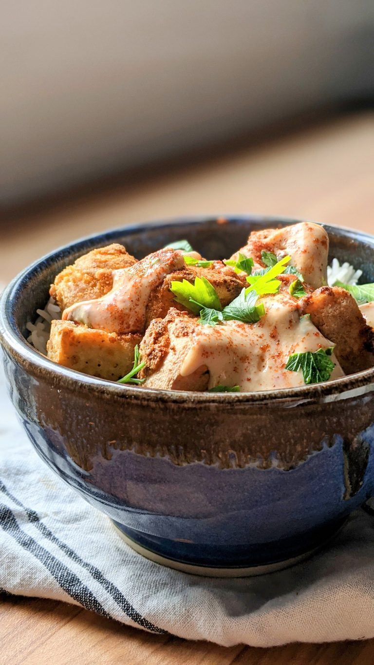 bang bang tofu air fryer recipe vegan gluten free bang bang sauce tofu crispy air fried tofu recipes with asian sauce yum yum sauce recipe for tofu plant based