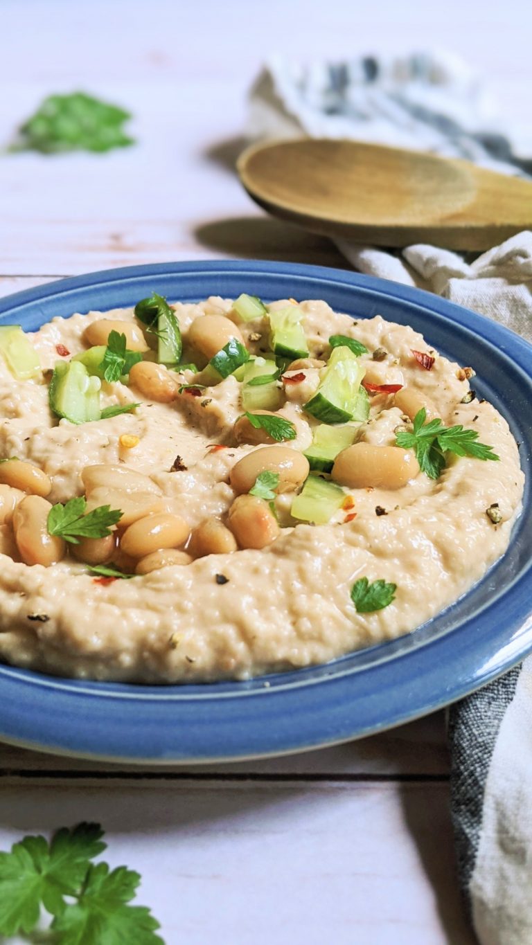 oil free white bean hummus recipe with navy beans no chickpea hummus with cannellini beans tahini and cucumber hummus recipe