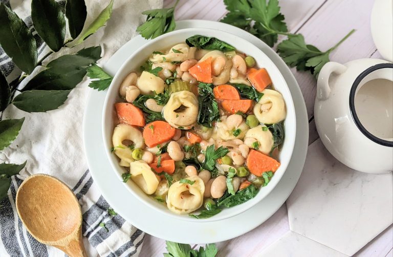 tortellini soup with beans recipe cannellini bean soup with tortellini stew creamy hearty vegetarian and high protein tortellini soup recipe lunch dinner meal prep