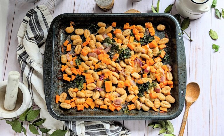 sheet pan gnocchi vegetables recipe one pan pasta recipes cook gnocchi in oven one pan gnoochi oven baked pasta recipes with vegetables kale butternut squash vegan dairy free