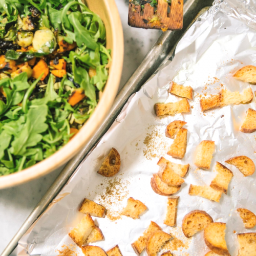 vegan crouton recipe garlic croutons no cheese dairy free croutons egg free