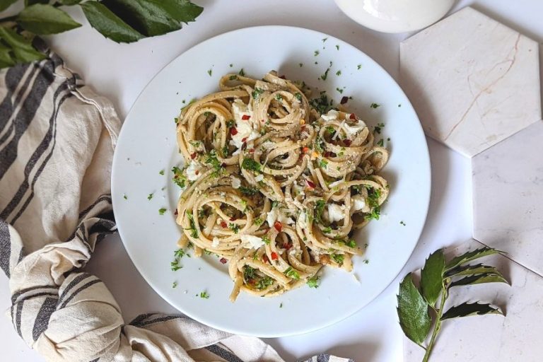 pesto ricotta pasta recipe vegetarian gluten free noodles with pesto and ricotta cheese linguine meatless monday pasta ideas no meat ricotta cheese pasta
