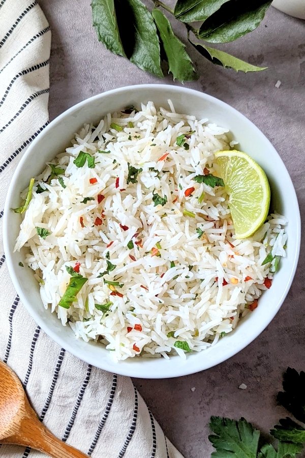 cilantro lime rice in rice cooker recipe healthy easy lime rice in steamer recipe vegan gluten free vegetarian.