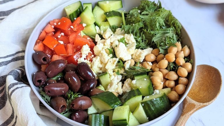 cucumber salad with feta cheese and tomato salad with red wine vinaigrette dressing vegetarian pot luck salads without meat