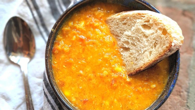 lentil and red pepper soup recipe curry lentil soup with lemon and roasted red peppers for dinner or lunch easy recipes pantry soups
