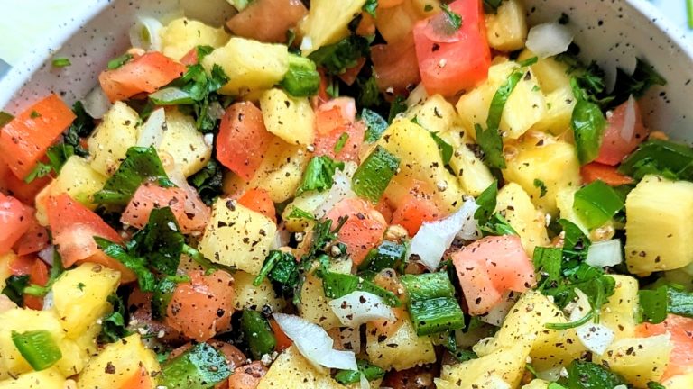 salsa with pineapple pico de gallo salsa spicy jalapeno salsa with tomatoes sweet salsa recipes with fruit raw vegan, gluten free