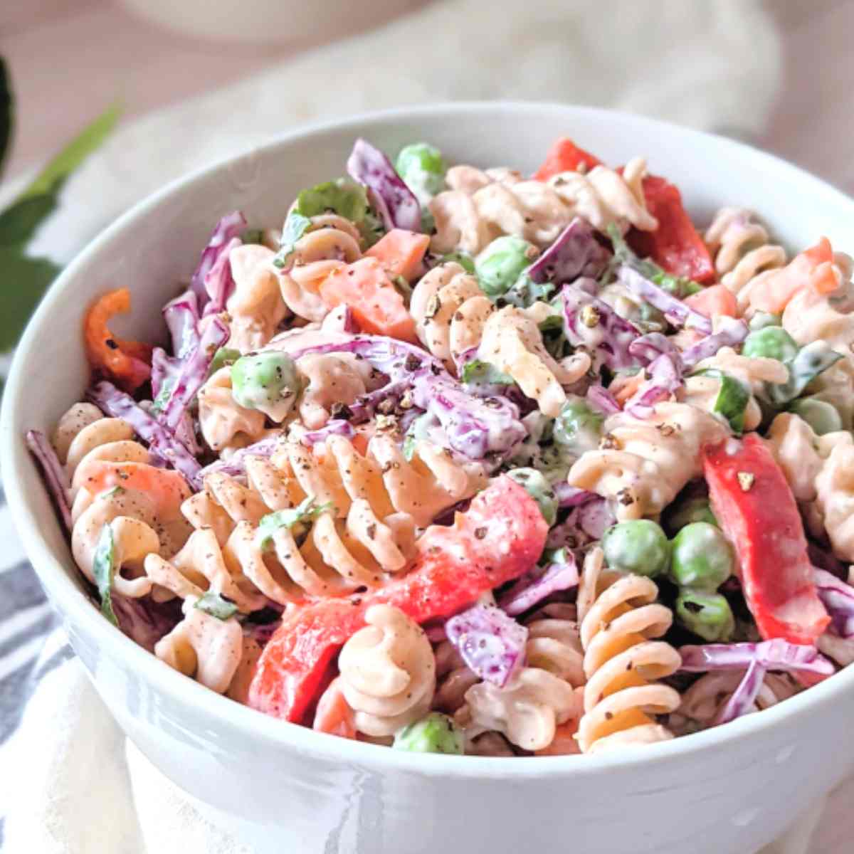 vegetarian pasta salad with mayo dressing creamy vegan noodle salad with mayonnaise dairy free egg free noodle salad recipes