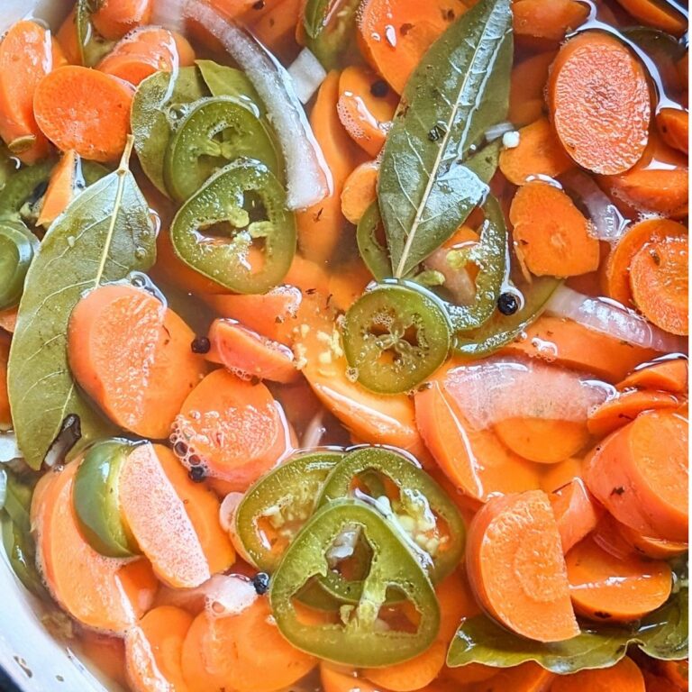 spicy pickled carrots mexican recipe carrots for tacos burritos fajitas and enchiladas spiced carrots with jalapeno peppers pickled in vinegar brine recipe